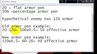 Season 3 new Armor Penetration for Dummies
