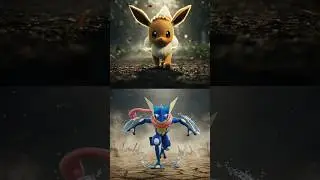 Cute Eevee vs Pok&eacute;mon Warriors 😱⚡ | (Greninja, Lucario, Blaziken, Gallade, Sylveon)