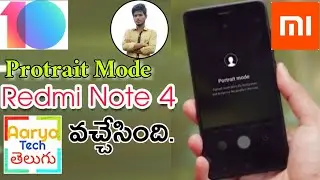 Protrait Mode For Redmi Note 4 || MIUI 10 CAMERA APK (Updated) || 100% Working Download Link ||