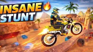 Bike Racing Stunt Game 😱 Dangerous Jump & Crash