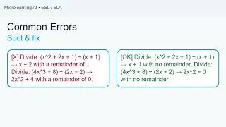 Polynomial division - SAT Math