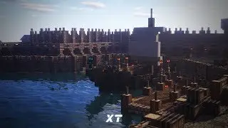 Medieval Dock Expansion More Medieval Walls | Minecraft Build Shorts | Minecraft Timelapse Cinematic
