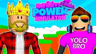 ВСТРЕТИЛ АИДА В INFINITY POWER SIMULATOR 2 В РОБЛОКС?! ROBLOX