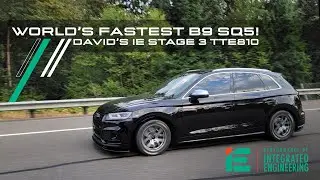 Audi B9 SQ5 IE Stage 3 TTE80 10.1 Second Quarter Mile Record Run!
