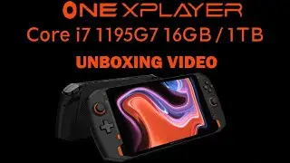 UNBOXING - OneXPlayer (One XPlayer) Core i7 1195G7 (16GB / 1TB) - UNBOXING