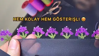 6/ Hem Kolay Hem G&ouml;sterişli İğne Oyası Modeli🌺 | Detaylı Anlatım