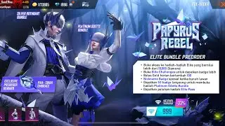 PRE ORDER ELITE PASS SEASON 45 PAPYRUS REBEL Garena Free Fire Battlegrounds
