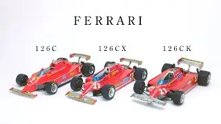 1/20 scale GP car kits : FERRARI 126C 126CX 126CK