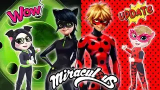 My Talking Angela 2 || Miraculous 🫠 Lady Noir vS Mister Bug 😘💋 || Cosplay