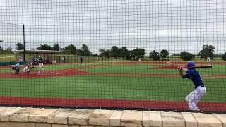 Jake Walsh ('18 Catcher) - Sunday at Texas Premier League's 18U Fall Showcase (4 for 5, two doubles)