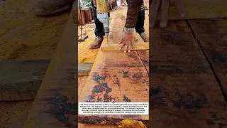 Power Drilling Hardwood Beams by Hand | Old-School Woodworking Skill