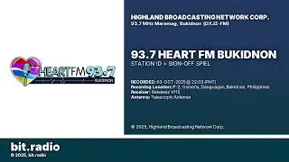 93.7 Heart FM Bukidnon - Sign-off Spiel [03-OCT-2025]