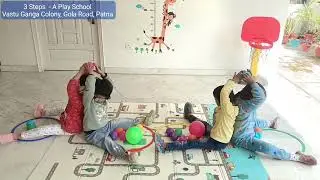 Preschoolers developing their core strength#boostbrainpower #movementactivities 