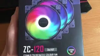 Быстрый Обзор Набор вентиляторов Zezzio ZC-120 SRGB 3 in 1 Kit