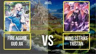 [ GA #1] Grand Archive Casual Battle - Fire Aggro Guo Jia VS Wind Shadowstrike Tristan