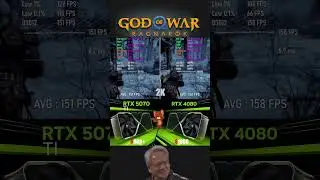 RTX 5070 TI VS RTX 4080 GOD OF WAR RAGNAROK 2K | #rtx5070ti #rtx4080