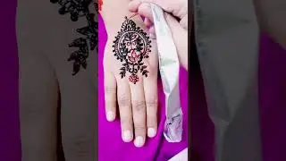 Very beautiful stylish back hand mehndi design | Arabic mehndi design | mehndi design | Mehndi • 