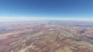 Flying Over Southern Africa! Heading East from Alexander Bay