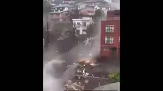 Disaster Landslide @ Atami , Shizuoka Japan 10 July 2021