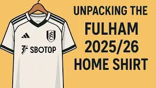 UNBOXING Fulham 2025/26 Home Shirt | Adidas x SBOTOP | Premier League Kit Review