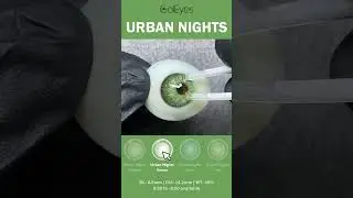 Best Colored Contacts for Dark Brown Eyes - Coleyes Colored Contact Lens Review [Urban Nights]