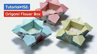 DIY Origami Flower Box | The Idea King Tutorial #152