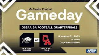 McAlester Buffaloes at Carl Albert Titans (FOOTBALL - 11/21/2025)