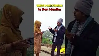 Alhamdulillah Ya Abdullah?  Non-Muslim Dost Ki Confusion 🤣 #comedy #mumbra #mariyamjivlogs