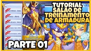 Salão de Treinamento Armadura Tutorial - Saint Seiya Awakening