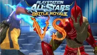Playstation All Stars Battle Royale: bluedeepdive vs TEKKENCHAMP (PS3)