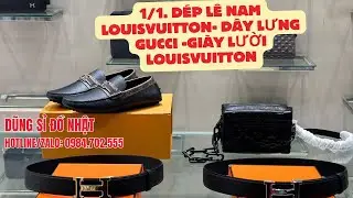 01/01 Dép Lê Nam Giày Lười Dây Lưng Lô Hàng Đầu Năm Hàng Tuyệt Phẩm