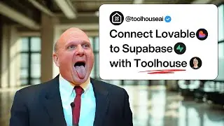 Building AI Agents on Toolhouse + Supabase (via MCP) + Lovable