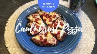 Making Cauli Crust Pepperoni Pizza | Complete #optavia Lean & Green