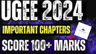 UGEE 2024 - All Important Chapters | REAP + SUPR | IIIT Hyderabad 🔥 How to Crack UGEE in one month?