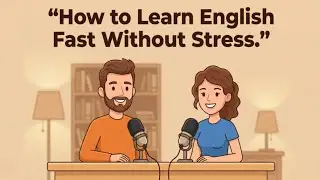 How to Learn English Fast Without Stress |  Easy Spoken English Tips | English Podcast