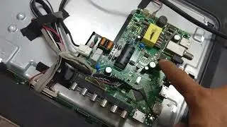 como reparar una pantalla guia 32 que prende pero no da imagen