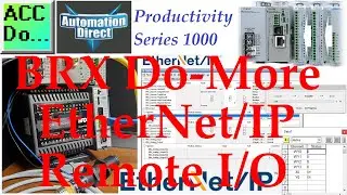 Productivity 1000 Series PLC BRX Do-More EtherNet/IP Remote IO