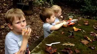 We went Camping at Julian Price Park Blowing Rock NC day 1