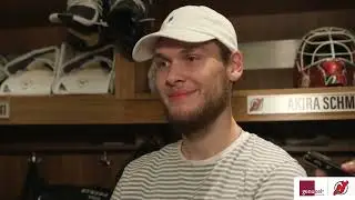Akira Schmid Exit Interview | NEW JERSEY DEVILS