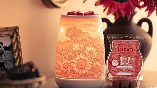 Scentsy August Warmer & Scent of the Month Honey Crisp Harvest 🍎 🌳