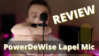 PowerDeWise Professional Grade Lavalier Lapel Microphone - Review