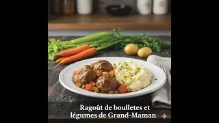 Rago&ucirc;t de boulettes  et l&eacute;gumes de Grand-Maman facile et rapide