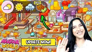 Avatar World Dünyası'nda SONBAHAR HAVASI mı!? 🍁🌧️ Güncelleme Taleplerini Anlattım Seval Games