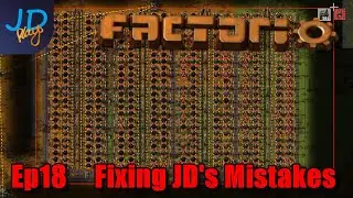 Эпизод 18: Исправление ошибок Джей Ди | Factorio Biter Hell | Геймплей, давайте поиграем