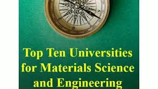 Top 10 Universities for Material science and engineering in Germany