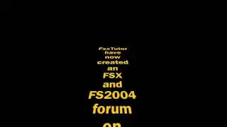 FsxTutor: Forum update