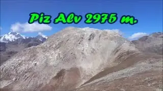 Piz Alv  2975 m.- da Staz.Funivia Lagalb ( CH )-Val Minor- canale Val Verda- Plaun Verd- Fuorcla Alv