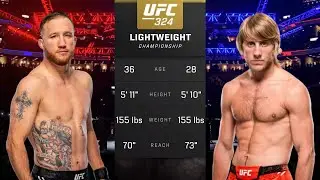 Justin Gaethje vs Paddy Pimblett Full Fight - UFC Fight Of The Night