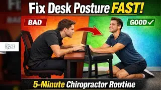 Fix Your Desk Posture in 5 Minutes - Chiropractor-Approved Exercises!