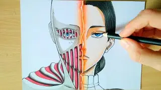 Drawing the Warhammer Titan/Lara Tybur | Attack on Titan (season 4)